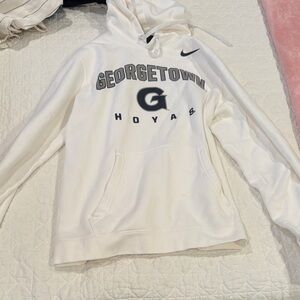 Georgetown Hoyas White Hoodie